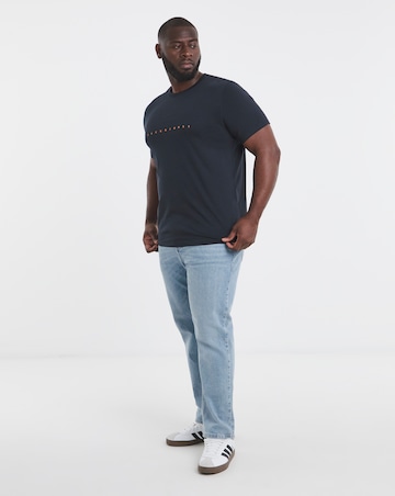 Jack & Jones Star Logo T-Shirt - Navy