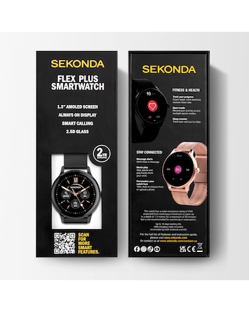 Sekonda Flex Plus Smart Watch - Black
