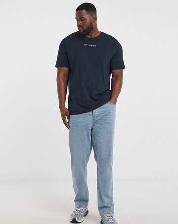Jack & Jones Jayce Back Graphic T-Shirt - Navy