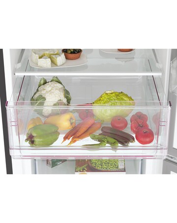 Candy CCT3L517EBK-1 175cm Low Frost Fridge Freezer Black + Install