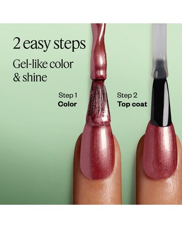 Gel by essie Size Me Up Metallic Burgundy Red Nail Polish, 13.5ml