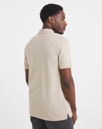 Pique Polo Long - Beige