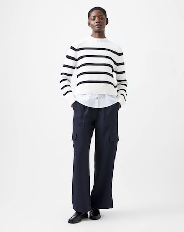 French Connection Lily Mozart Poplin Mix Top