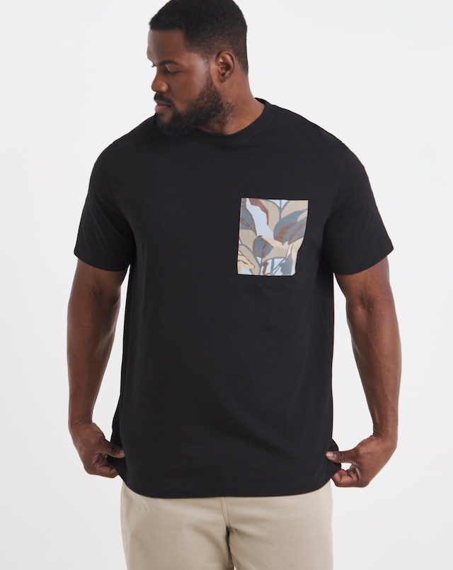 Jack & Jones Avira Pocket T-Shirt - Black