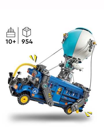 LEGO Fortnite Battle Bus Collectible Video Game Toy with Minifigures 77073
