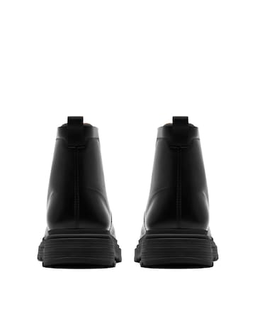 Clarks Badbury Hi Wp Boots - Black Leather