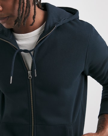 Full Zip Hoodie- Navy