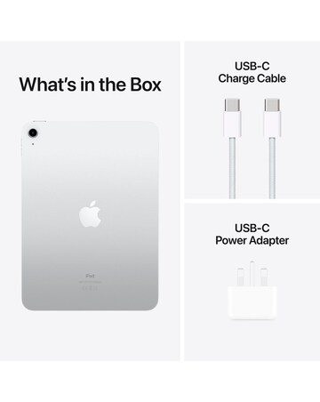 Apple iPad 10th Gen (2022) 10.9-inch, Wi-Fi, 64GB - Silver