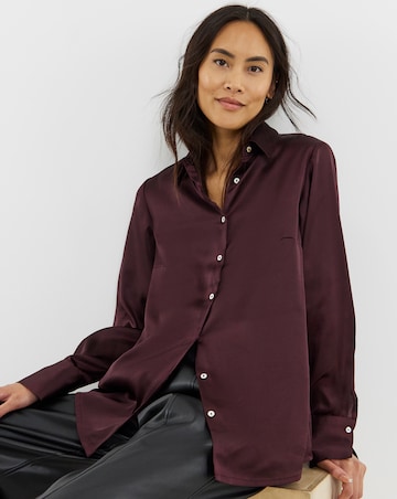 Classic Satin Long Sleeve Shirt