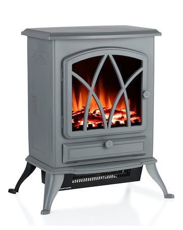 Warmlite 2KW Grey Electric Fire Stove