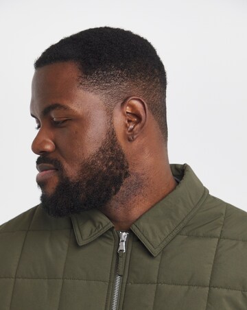 Water Resistant Square Quilt Shacket