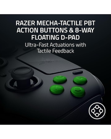 Razer Raiju V3 Pro PS5 Wireless Controller for PS5/PC - Black