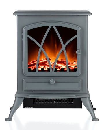 Warmlite 2KW Grey Electric Fire Stove