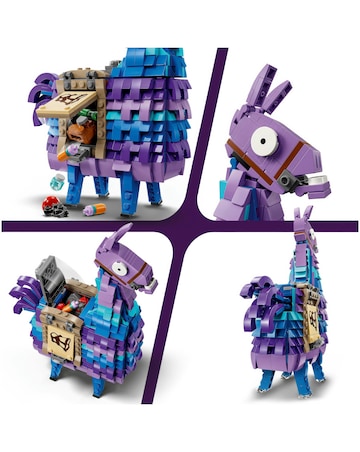 LEGO Fortnite Supply Llama Video Game Toy and Play and Display Figure 77071