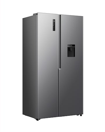 Fridgemaster MS91558DES NonPlumbed Total No Frost American Fridge Freezer Silver