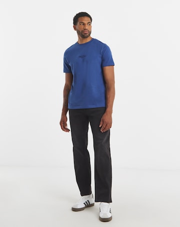 Embroidered T-Shirt-Blue