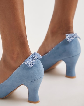 Joe Browns Court Shoes with Bow Detail Ex Wide Fit