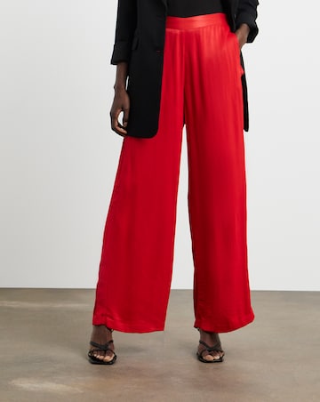 Joanna Hope Satin Wide Leg Trousers