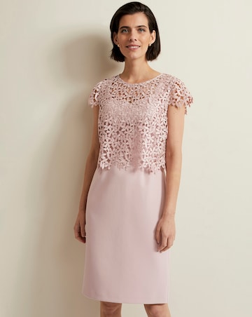 Phase Eight Daisy Lace Double Layer Dress