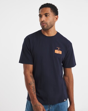 Dickies Short Sleeve Apison Back Graphic T-Shirt - Navy