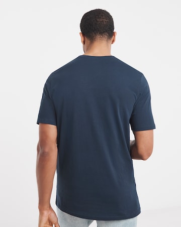 5 Pack Pure Cotton V Neck T-Shirts Long Length