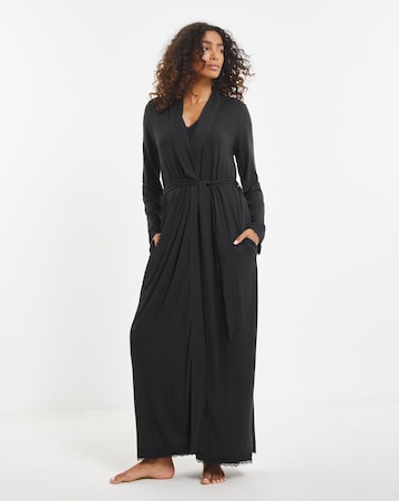 Pretty Secrets Cool Stretch Lace Maxi Dressing Gown