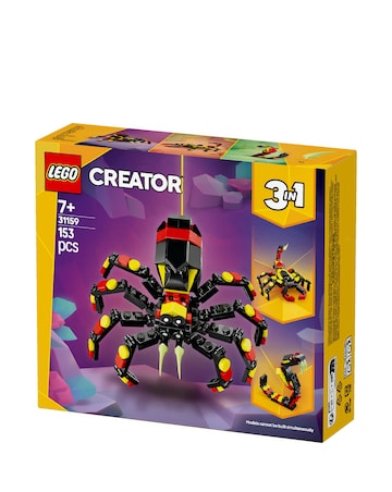 LEGO Creator 3in1 Wild Animals: Surprising Spider Toy 31159
