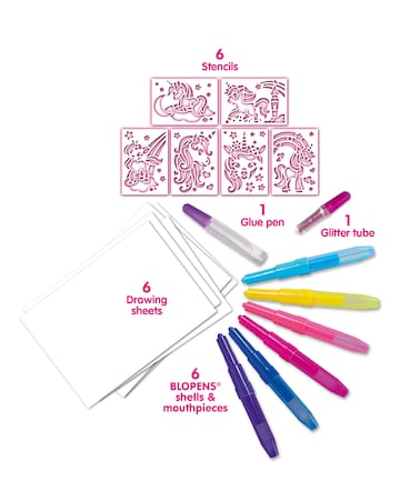 BLOPENS Sparkling Unicorn Activity Set