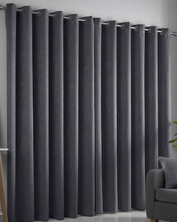 Fusion Strata Light Filtering Eyelet Curtains