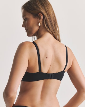 Figleaves Smoothing Multiway Balcony Bra (B-GG) Black