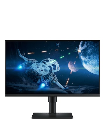 Samsung 24in Essentials S40GD 100Hz FHD Height Adjust Monitor - Black