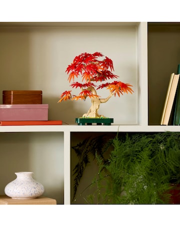LEGO Botanicals Japanese Red Maple Bonsai Tree Plant Decor Building Kit 10348