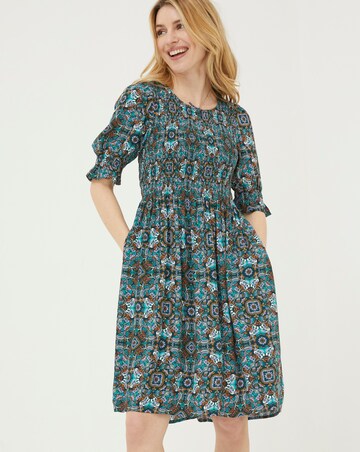 FatFace Pacey Mirrored Floral Dress