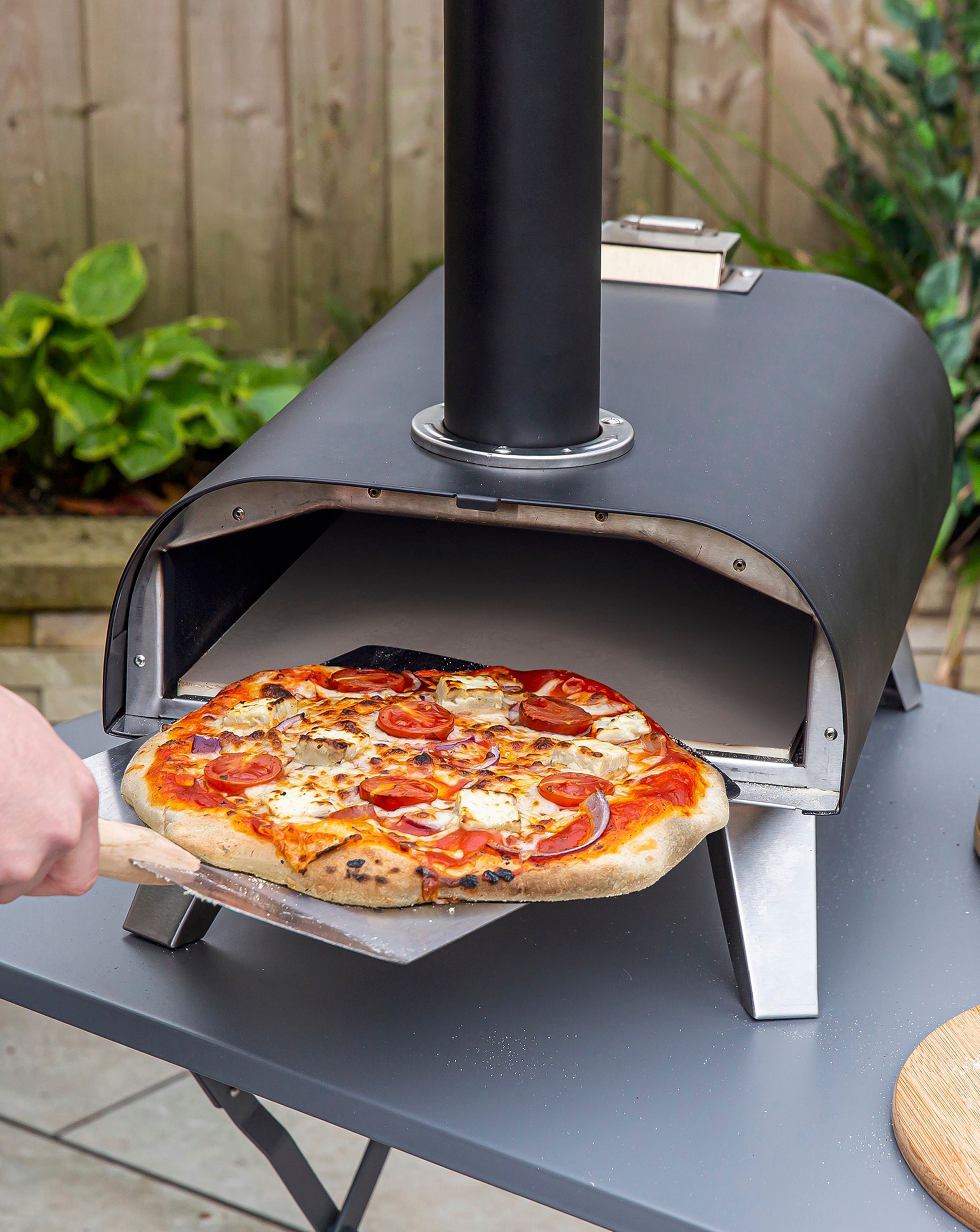 Zanussi BBQ Pizza Oven with Paddle & Cover | JD Williams