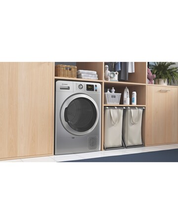 Indesit YTM1192SS X UK 9kg Heat Pump Tumble Dryer - Silver