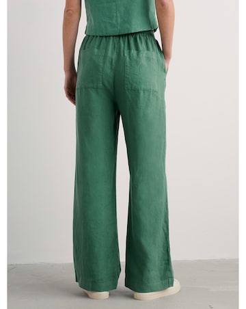 Seasalt Cornwall Tide Floe Linen Trouser