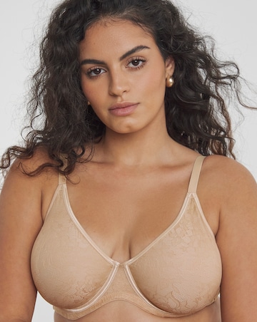 MAGISCULPT Smooth & Sculpt Moulded Lace Full Cup Bra (B-F) Almond