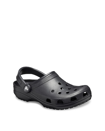Crocs Black Classic Clog -Standard Fit (D)