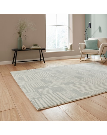 Catherine Lansfield Blocks Modern Abstract Rug