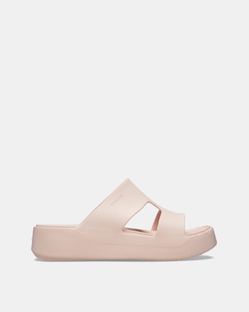 Crocs Pale Pink Getaway Platform Strap Sandal