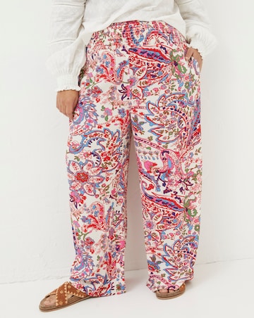 Fatface Paisley Palazzo Trousers
