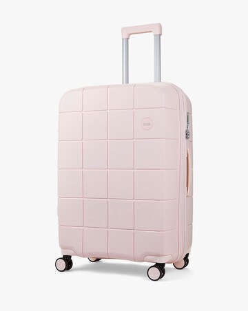 Rock Pixel Medium Suitcase - Pastel Pink