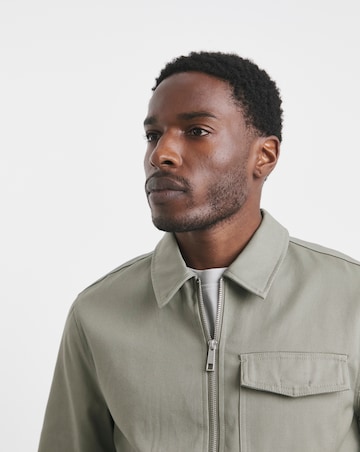 Smart Zip Up Harrington