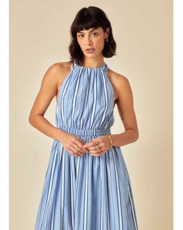 Nobody's Child Stripe Midi Dress