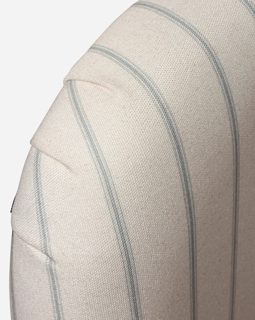 Julipa Everly Stripe Bed Frame with 3 Layer Memory Foam Hybrid Mattress