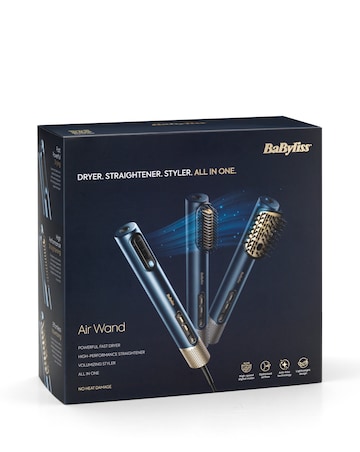 BaByliss Air Wand Hair Dryer, Styler and Straightener All-in-One AS6550U