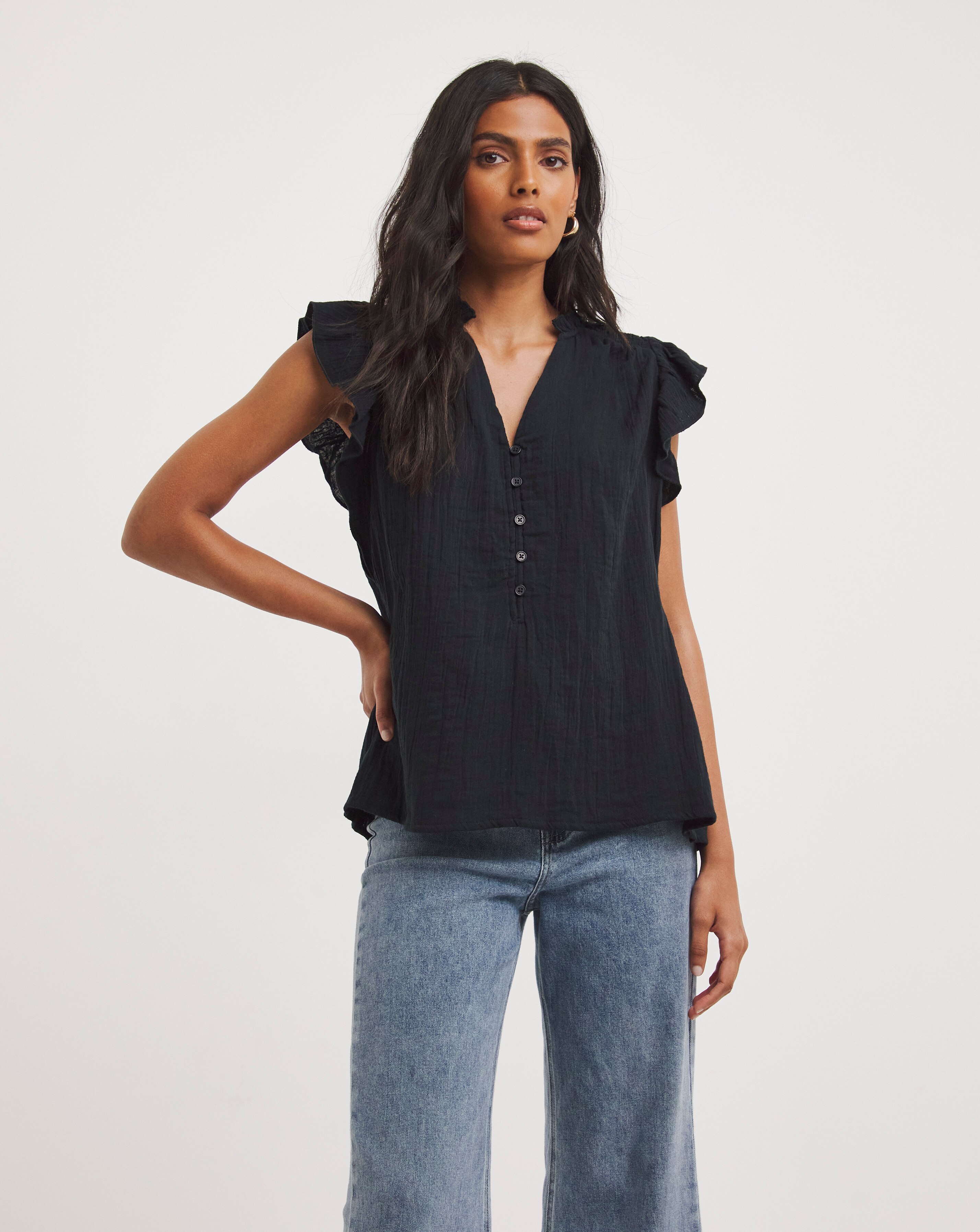 L'Appartement◆EQUIPMENT N/C Frill Blouse z01gp784706w.jpg