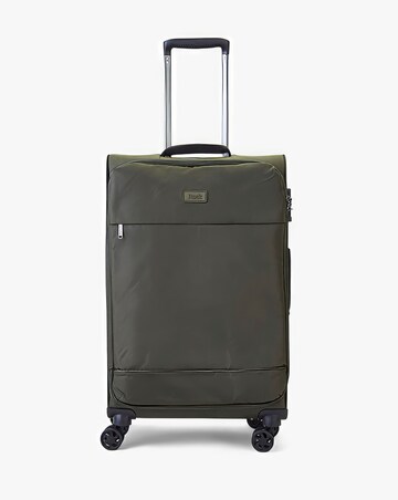 Rock Paris Medium Suitcase - Olive Green