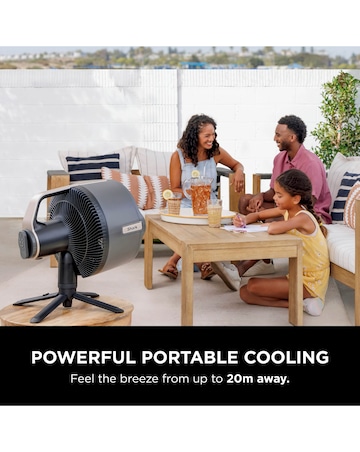 Shark FlexBreeze Pro Mist Indoor & Outdoor Fan- Grey