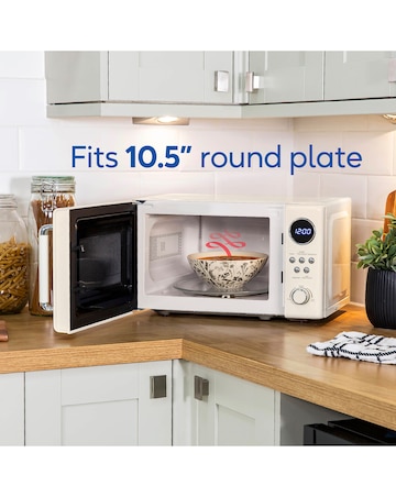 Russell Hobbs RHM2044C Retro 20 Litre Cream Digital Microwave